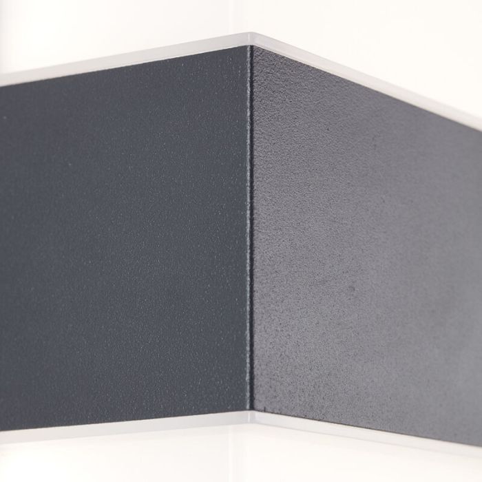 Nowoczesny kinkiet zewnętrzny z czujnikiem ruchu antracytowy, Birol, 7,5W, 4000K LED, IP44