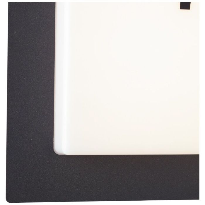 Aluminiowy numer domu podświetlany czarny, Nurcan, 15W, 3000K LED, IP44