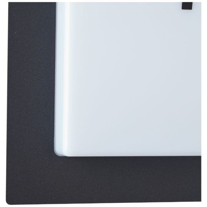 Aluminiowy numer domu podświetlany czarny, Nurcan, 15W, 3000K LED, IP44