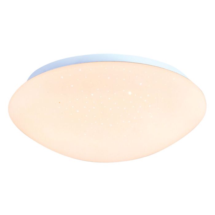 Plastikowy plafon sufitowy biały, Djalissa, 12W, 4000K LED