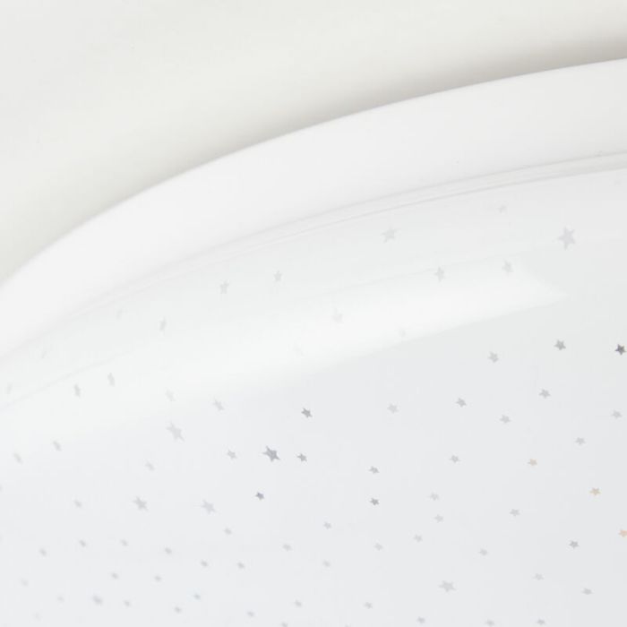Plastikowy plafon sufitowy biały, Djalissa, 12W, 4000K LED