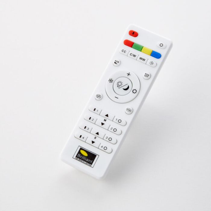 Nowoczesna lampa sufitowa panel LED biała, Ricco, 37W, regulowany kolor LED, z pilot