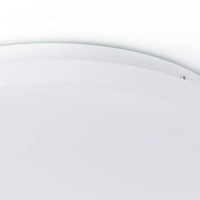 Plastikowy plafon sufitowy biały, Julie, 18W, 3000K LED