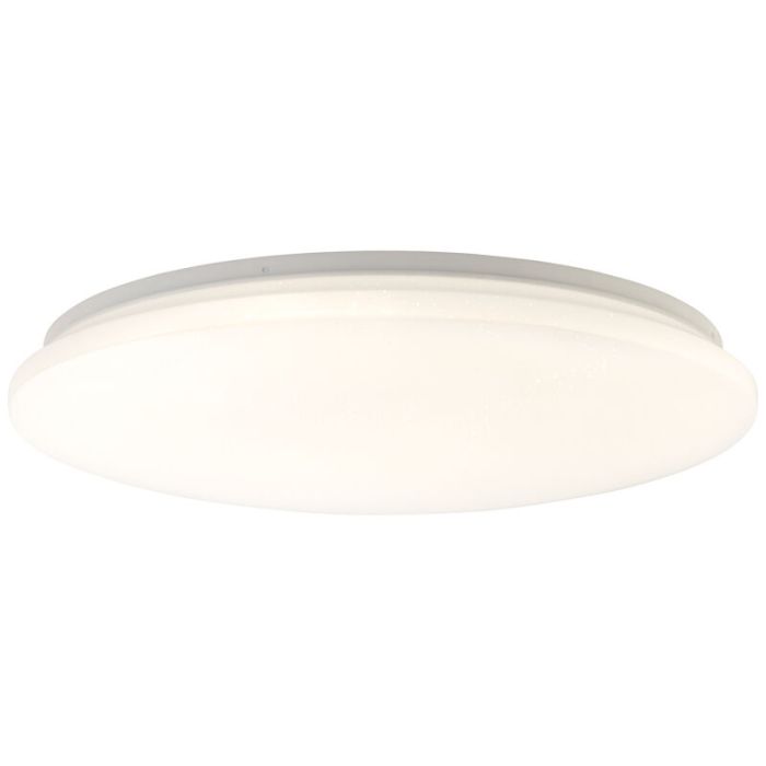 Plastikowy plafon sufitowy biały, Julie, 36W, regulowany kolor LED, z pilot