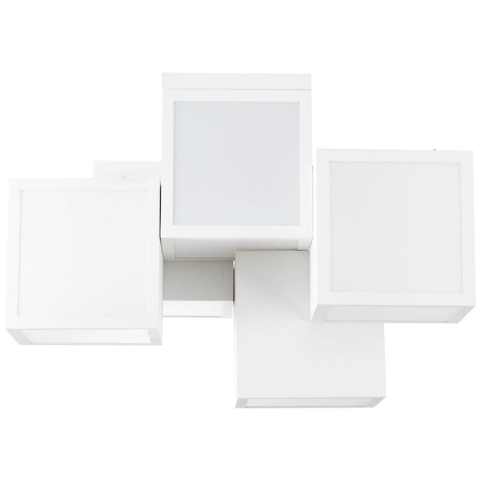 Nowoczesna lampa sufitowa biała, Aysun, 40W, 3000K LED