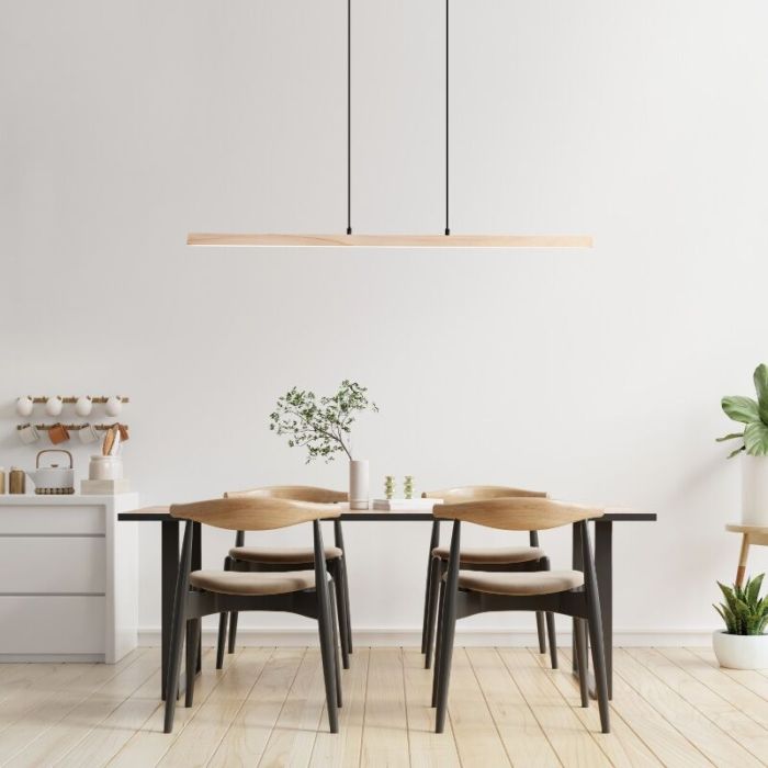 Rustykalna lampa wisząca brązowa, Renuka, 19W, 3000K LED