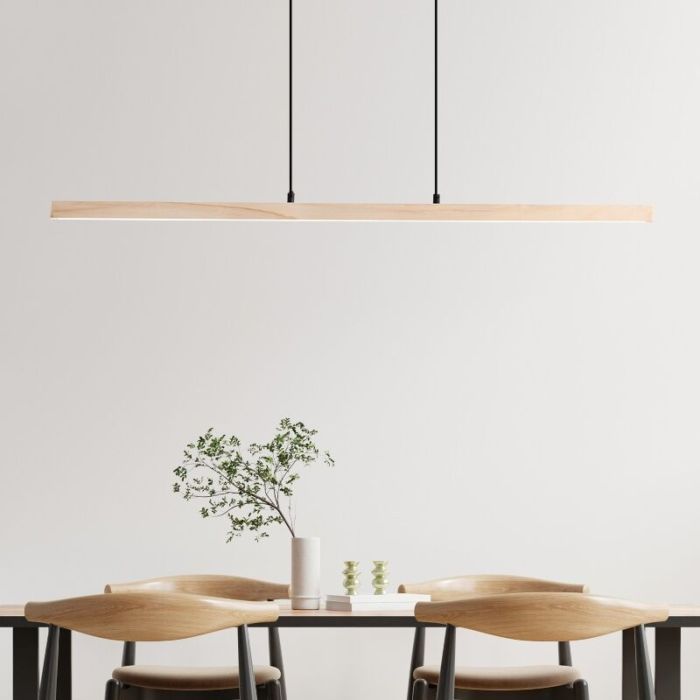 Rustykalna lampa wisząca brązowa, Renuka, 19W, 3000K LED