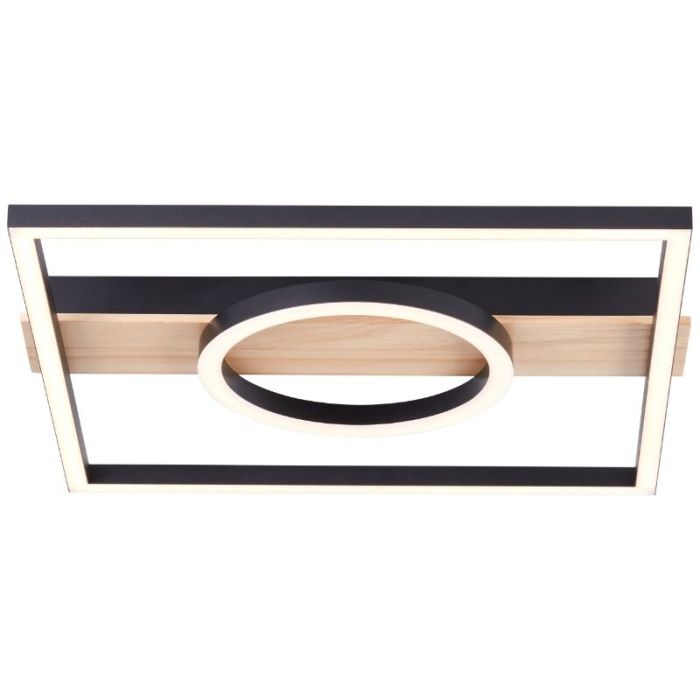 Design plafon sufitowy brązowy, Konrad, 20W, 3000K LED