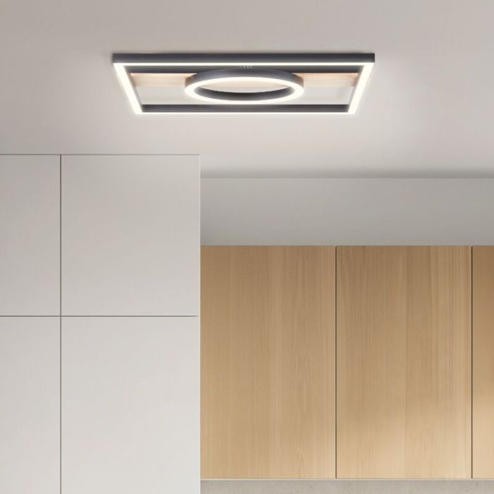 Design plafon sufitowy brązowy, Konrad, 20W, 3000K LED