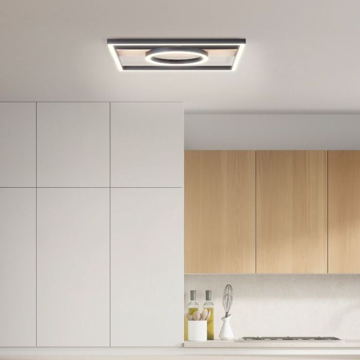 Design plafon sufitowy brązowy, Konrad, 20W, 3000K LED