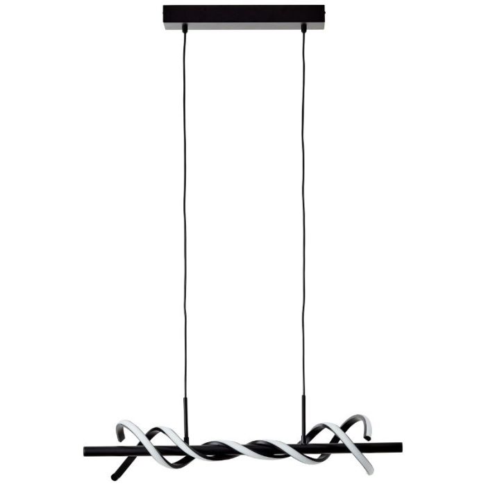 Nowoczesna lampa wisząca czarna, Quang, 16W, 3000K LED