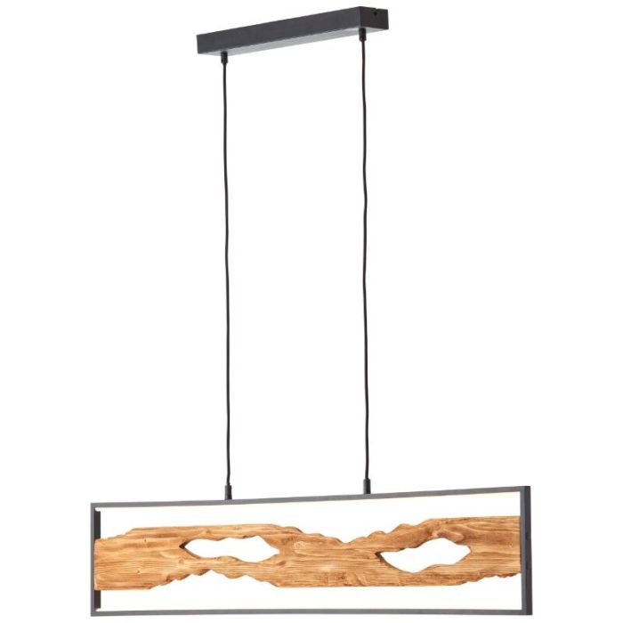 Rustykalna lampa wisząca nad stół do jadalni brązowa, Raynor, 20W, 3000K LED