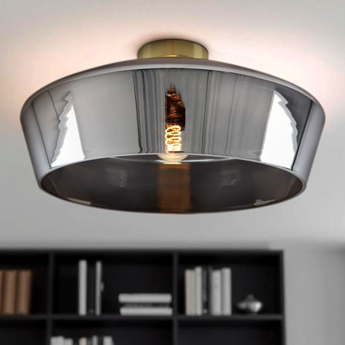 Design plafon sufitowy złoty, Manus