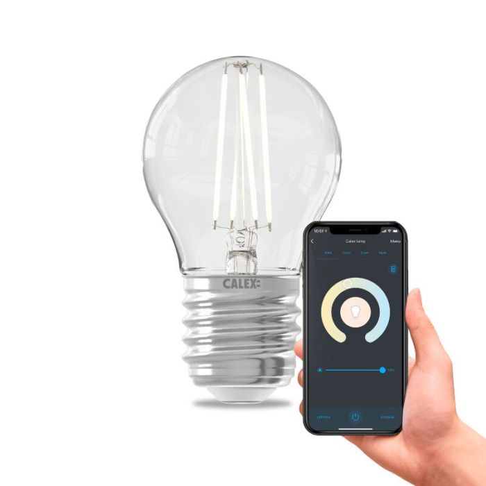 Calex inteligentna żarówka LED E27, 4,9W, 1800-3000K