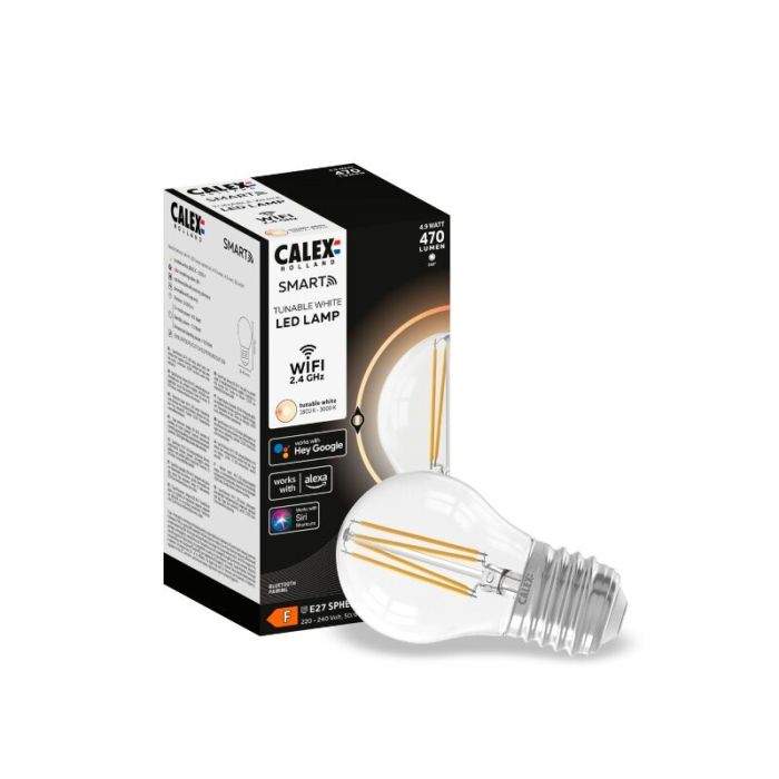 Calex inteligentna żarówka LED E27, 4,9W, 1800-3000K