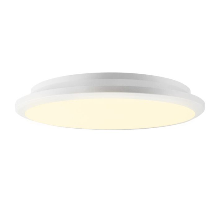 Plastikowy nowoczesny plafon sufitowy czarny, Joachim, 24W, 3000K LED