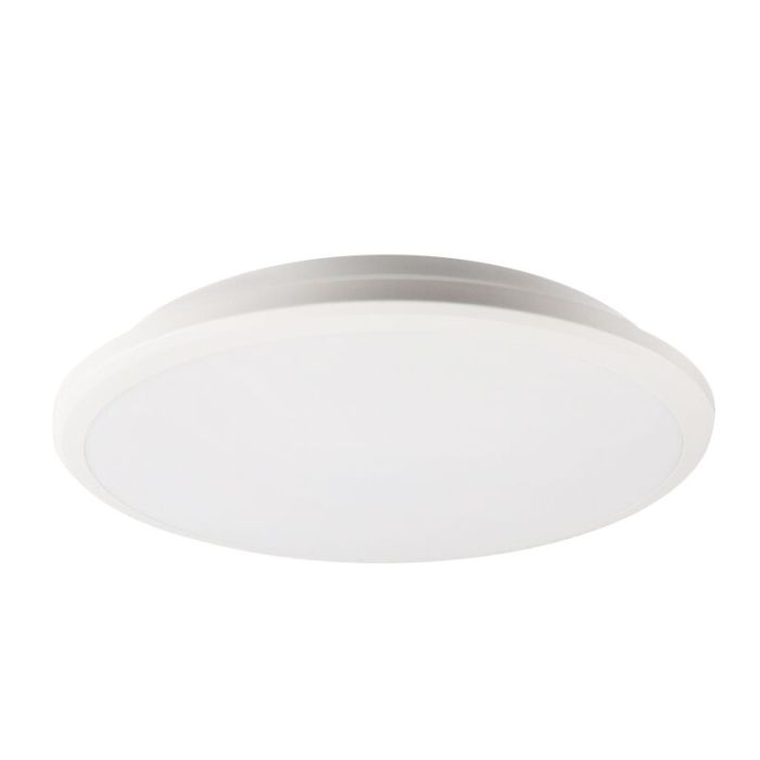 Plastikowy nowoczesny plafon sufitowy czarny, Joachim, 24W, 3000K LED