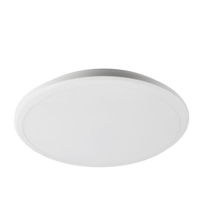 Plastikowy nowoczesny plafon sufitowy czarny, Joachim, 24W, 3000K LED