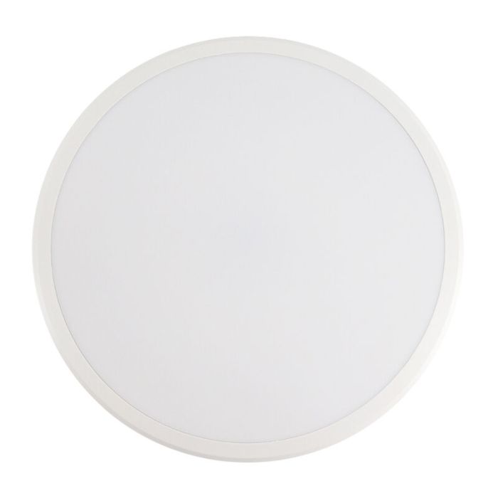 Plastikowy nowoczesny plafon sufitowy czarny, Joachim, 24W, 3000K LED