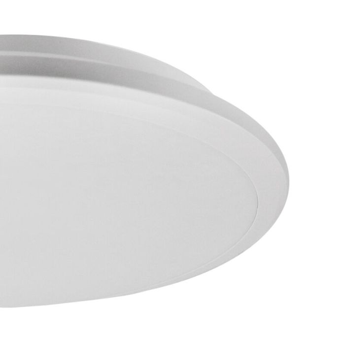 Plastikowy nowoczesny plafon sufitowy czarny, Joachim, 24W, 3000K LED