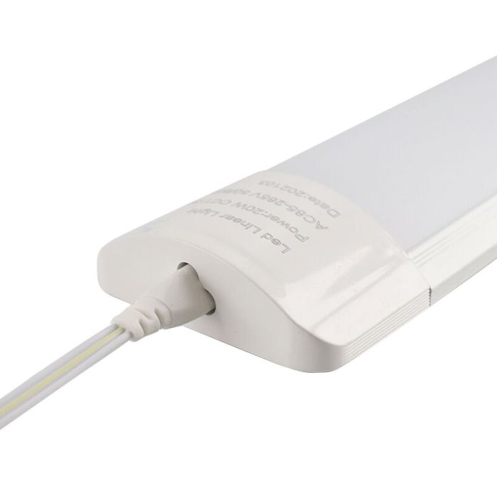 Łączona lampa LED liniowa natynkowa 120 cm Enrique, 40w, 6500K