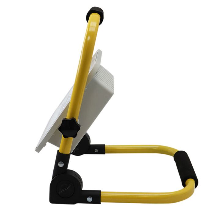 Aluminiowa ładowalna lampa robocza żółta, Hilmi, 60W, 6500K LED, IP44, z przełącznik