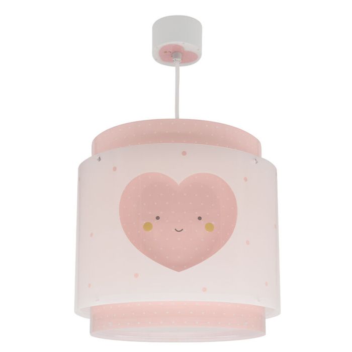 Różowa lampa wisząca dla dzieci plastikowa, Dreams
