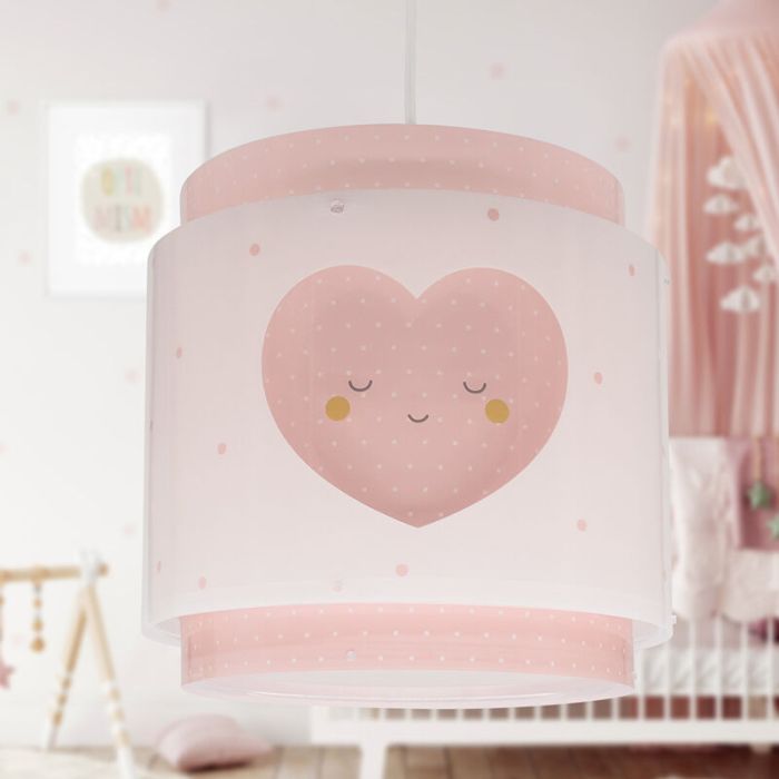 Różowa lampa wisząca dla dzieci plastikowa, Dreams
