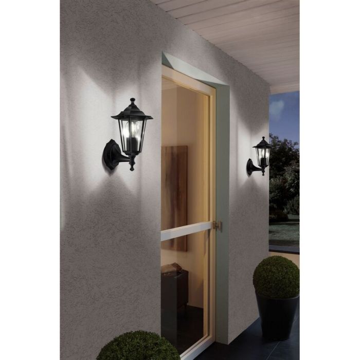 Aluminiowa klasyczna lampa zewnętrzna czarna, Alieke, IP44