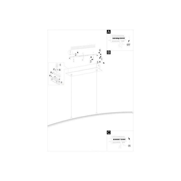 Aluminiowa nowoczesna lampa wisząca chromowana, Arantxa, 14W, 3000K LED