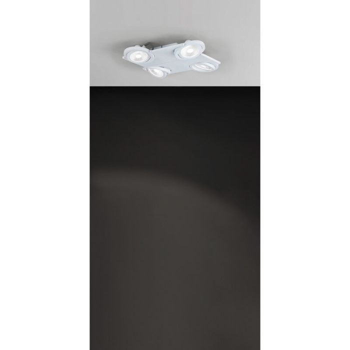 Aluminiowy design spot sufitowy biały, Gerard, 5W, 3000K LED