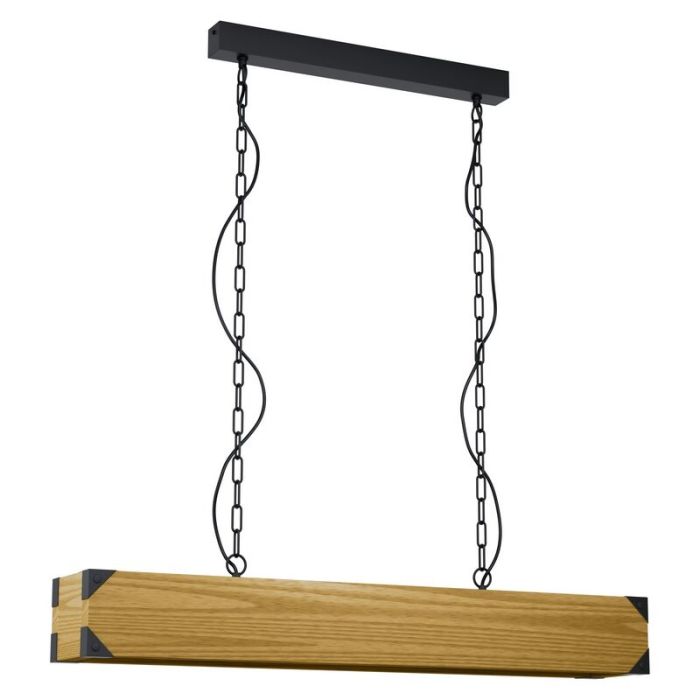 Drewniana lampa wisząca, Katrijn