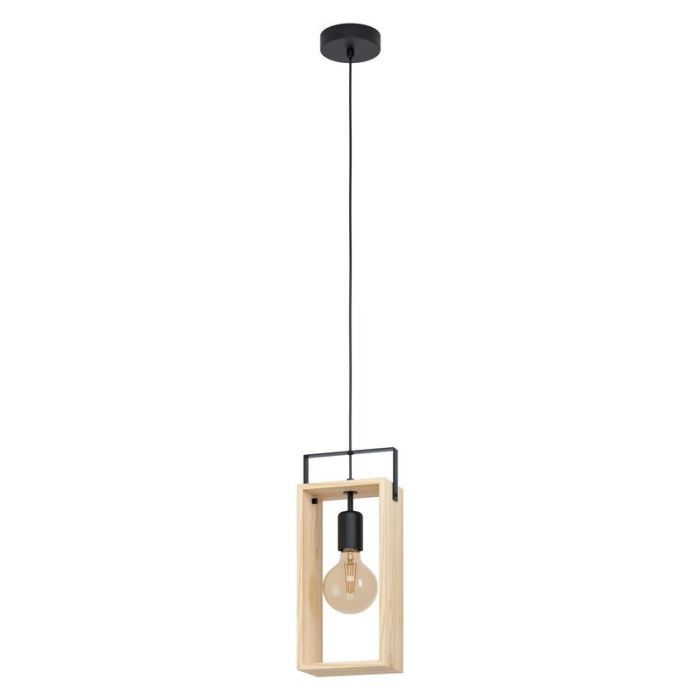 Drewniana lampa wisząca, Olaf