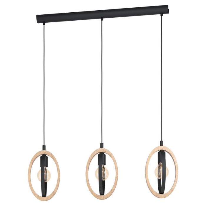 Drewniana lampa wisząca, Angeline