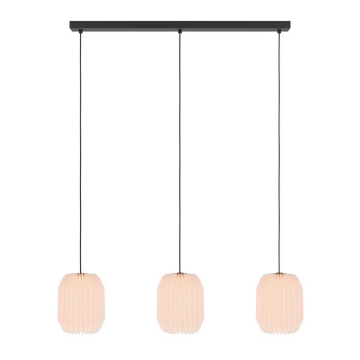 Papierowa lampa wisząca biała, Kars