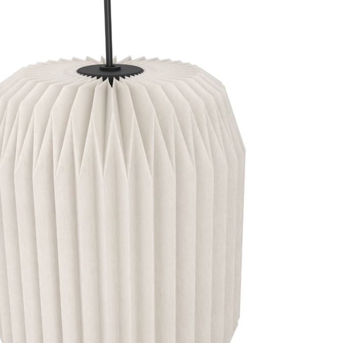Papierowa lampa wisząca biała, Kars
