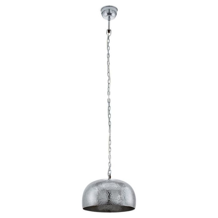 Metalowa retro lampa wisząca chromowana, Abdelhak