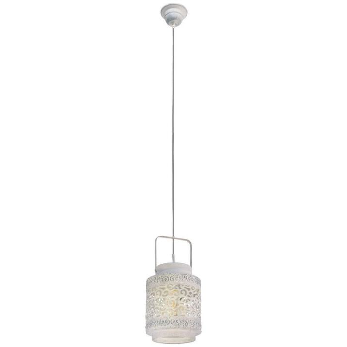 Stalowa orientalna lampa wisząca szara, Abdelrahman