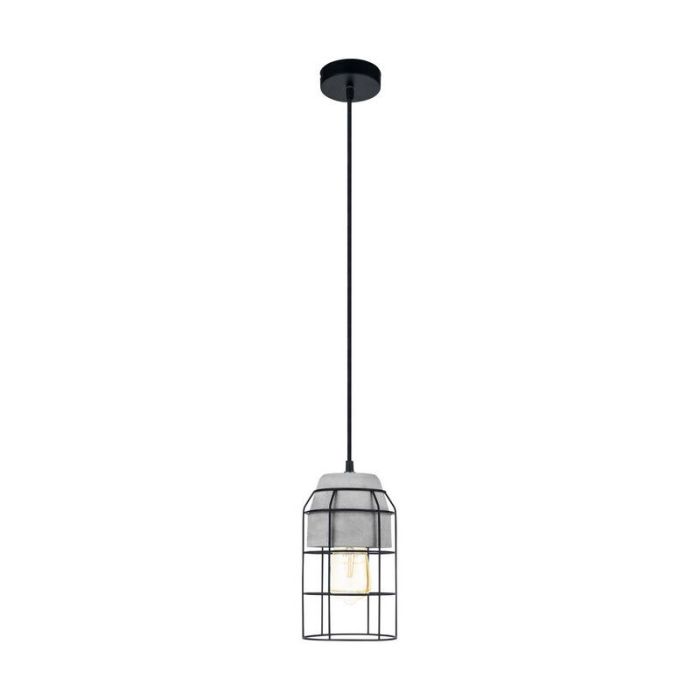 Betonowa lampa wisząca czarna, Aimad