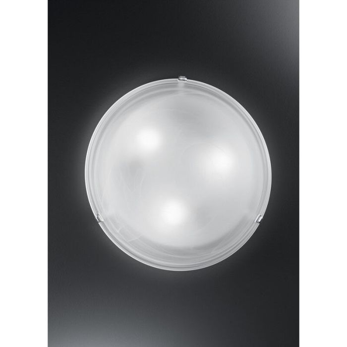 Szklany plafon sufitowy chromowany, Alcor