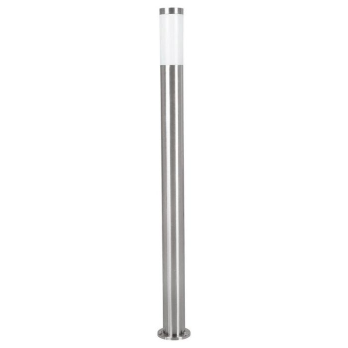 Plastikowa lampa zewnętrzna srebrna, Carlein, IP44