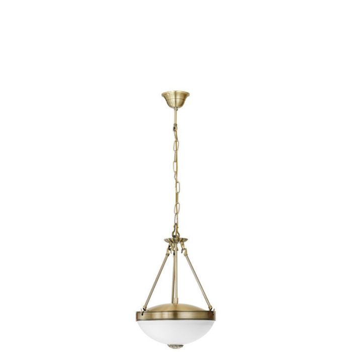 Metalowa klasyczna lampa wisząca brązowa, Reza