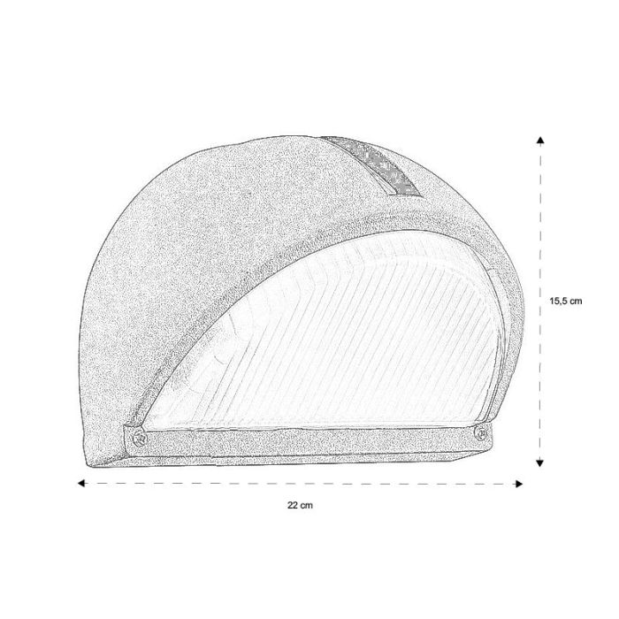Aluminiowa lampa zewnętrzna czarna, Gemma, IP44