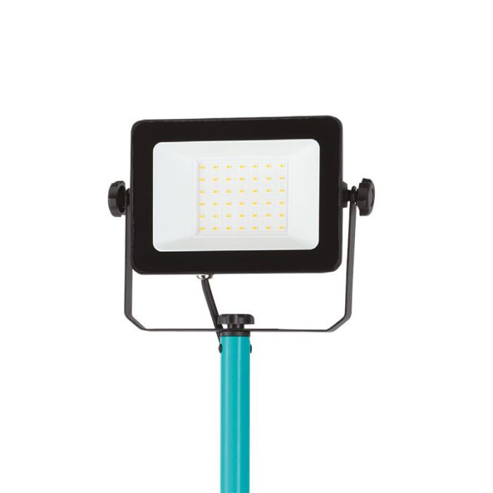 Aluminiowa lampa robocza niebieska, Angelos, 30W, 4000K LED, IP65, z przełącznik