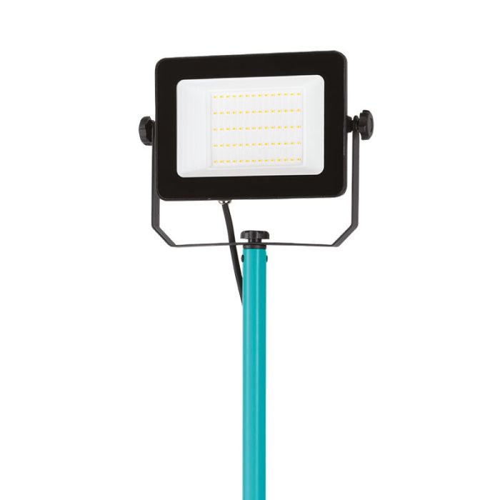 Aluminiowa lampa robocza niebieska, Angelos, 52W, 4000K LED, IP65, z przełącznik