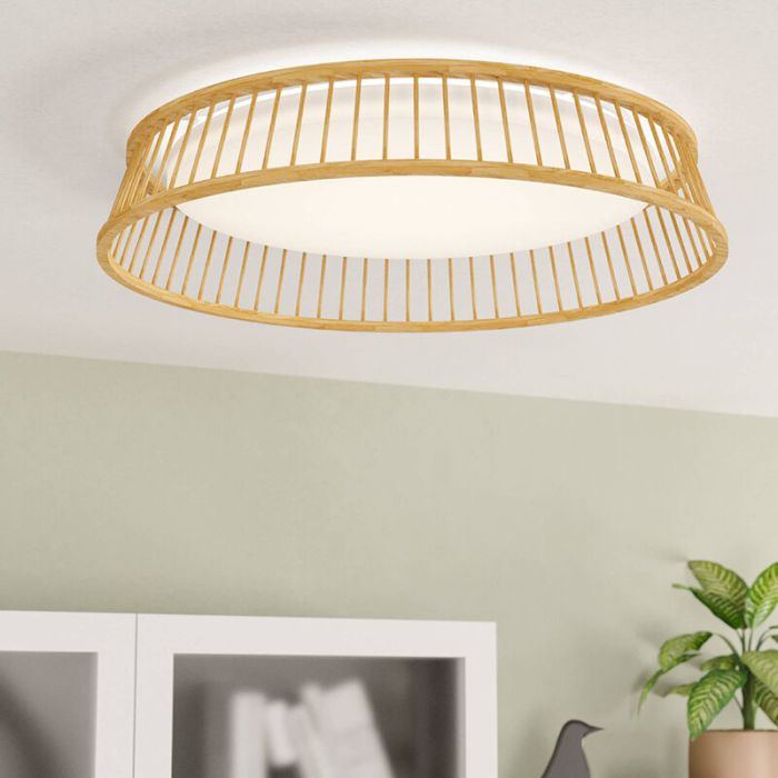 Drewniany plafon sufitowy rustykalny, Jolene, 20W, 3000K LED