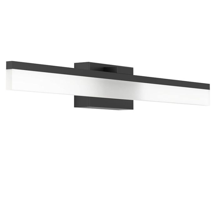 Aluminiowy nowoczesny kinkiet łazienkowy czarny, Michelle, 11W, 3000K LED, IP44