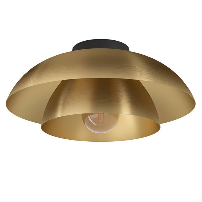 Stalowa nowoczesna lampa sufitowa złota, Chuck