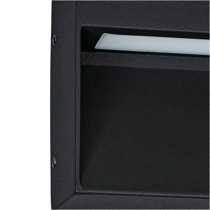 Aluminiowa nowoczesna lampa zewnętrzna czarna, Lamar, 4,8W, regulowana ciepła do zimnej bieli LED, IP65