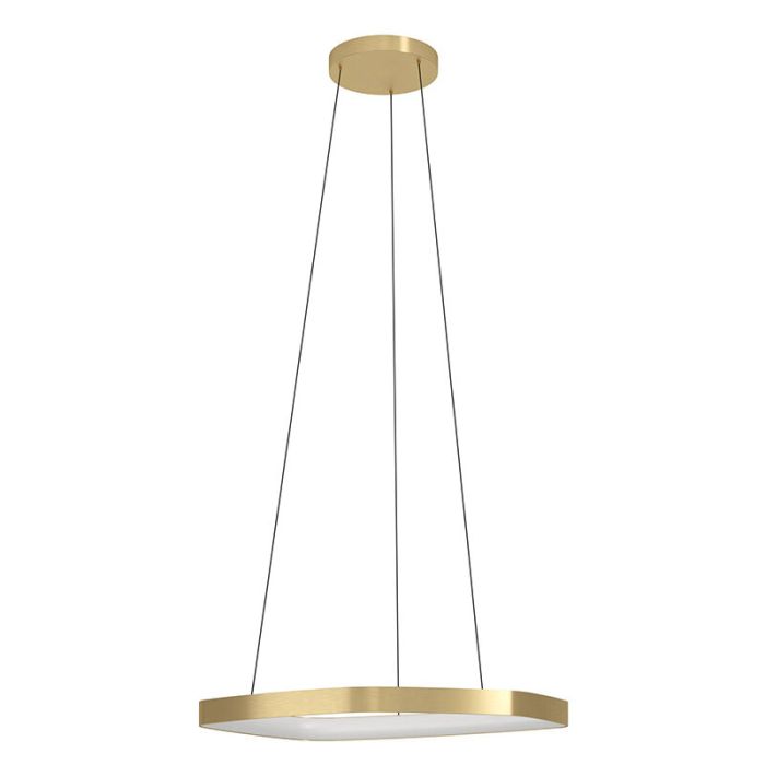 Aluminiowa design lampa wisząca złota, Samson, 25,2W, 3000K LED